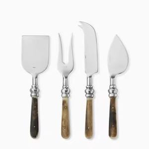 Juego de queso de metal de diseño exclusivo para uso en bodas y restaurantes en el hogar con mango de madera para mesa - Product Image 6