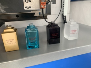 DM High Precision Oval Bottle Screen Printing Machine Glass Perfume Bottle Printing Machine