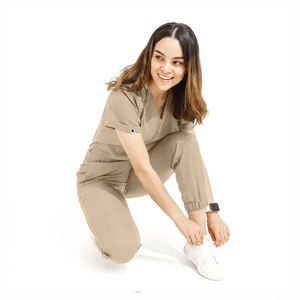 Venta caliente antiarrugas lavable suave enfermera Scrubs Hospital médico Scrubs mujeres enfermería Top Jogger Scrubs uniformes conjuntos - Product Image 6