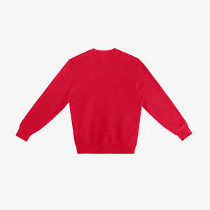 Sudadera Premium de Cuello Redondo Lane Seven LS14004, Sudadera Roja de Cachemira, Corte Regular, Manga Larga - Product Image 2