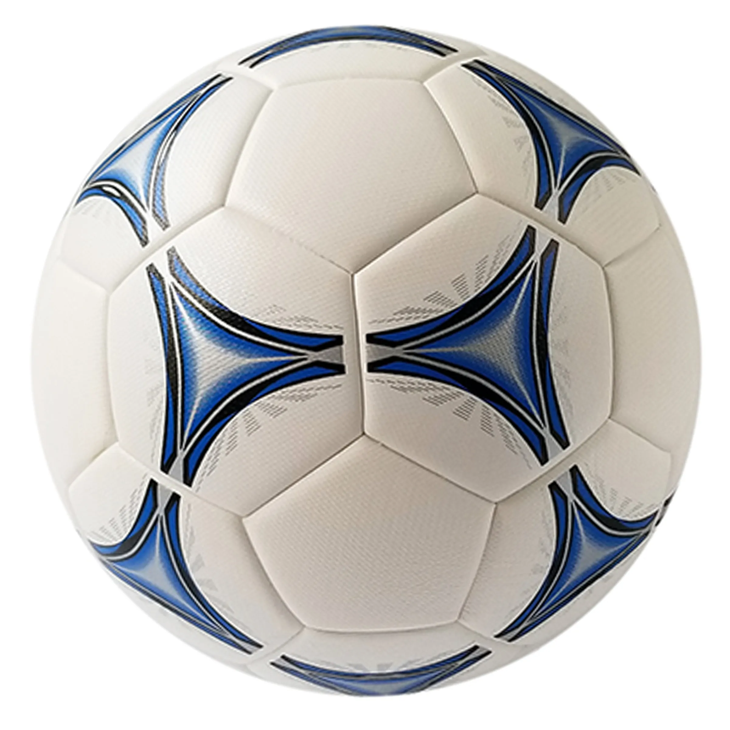 Balón de fútbol de alta calidad, diseño de impresión de logotipo personalizado, balón de fútbol de cuero PU, tamaño 5, pegado térmico para deportes