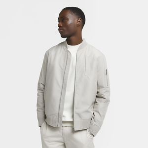 Blouson aviateur d'hiver pour hommes en gros avec design zippé léger de haute qualité Nouvelle veste d'hiver avec décoration de poche - Product Image 1