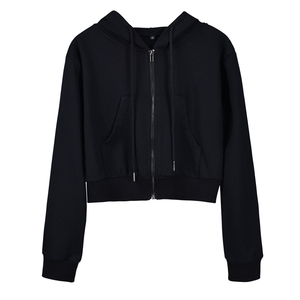 เสื้อฮู้ดมีซิปสำหรับผู้หญิงวัสดุคุณภาพดีดีไซน์ใหม่สั่งทำมีขนาดสีและโลโก้ได้ตามต้องการ - Product Image 4