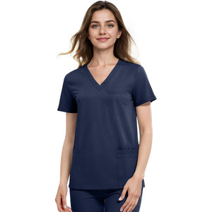 ชุดเครื่องแบบขัดผ้าฝ้ายทางการแพทย์สำหรับโรงพยาบาลชุดเสื้อผ้าสำหรับวิ่งพยาบาลใช้ได้ทั้งชายและหญิง - Product Image 1