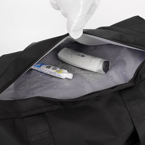 Sac de sport de yoga portable grande capacité, sac de voyage à fermeture éclair pour l'extérieur, séparation humide et sèche, en Oxford - Product Image 4