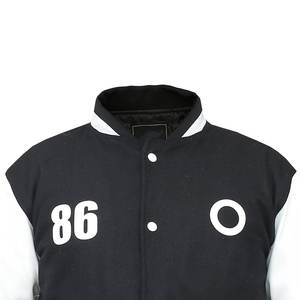 Venta al por mayor de encargo del logotipo impreso Varsity chaqueta para los hombres de gran tamaño Letterman College Baseball Bomber chaqueta de invierno para los hombres Vintage - Product Image 3