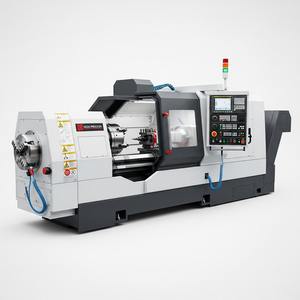 Tour CNC horizontal de haute précision, machine industrielle de tournage des métaux CNC pour l'acier, l'aluminium, le laiton, le cuivre - Product Image 1