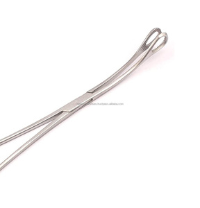 Fórceps de esponja curvada Foerster de alta calidad profesional Base de instrumentos quirúrgicos de acero inoxidable - Product Image 3