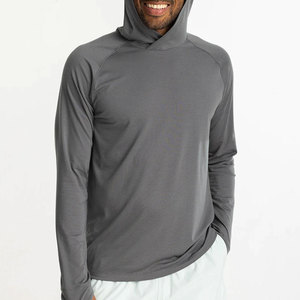 Sudadera con Capucha para Hombre, Diseño Deportivo, Transpirable, Impermeable, Ligera, con Logotipo Personalizado, de Secado Rápido, al Por Mayor - Product Image 1