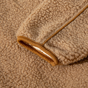 OEM Custom <b>Sherpa</b> Fleece <b>Jacket</b> for <b>Men</b> and Women Warm Winter Outerwear <b>Sherpa</b> Fleece <b>Jacket</b> with Zipper for Wholesale Services - Product Image 6
