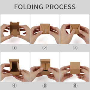 <b>Brown</b> Kraft Paper <b>Box</b> Party Gift <b>Box</b> Handicraft <b>Box</b> Wedding Party <b>Box</b> Multi Size Custom Logo Wholesalers - Product Image 2