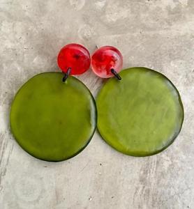 Dernières créations de boucles d'oreilles en résine époxy, boucles d'oreilles faites à la main, bijoux à la mode, cadeaux pour mariage et événements pour filles au meilleur prix - Product Image 5