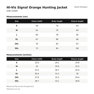 Veste de chasse imperméable orange haute visibilité 200GSM, personnalisable OEM, vente en gros - Product Image 6
