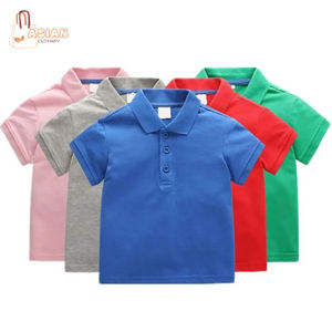 Chemises polo en coton pour enfants, design original avec des motifs personnalisés, vêtements décontractés à manches courtes pour enfants - Product Image 1
