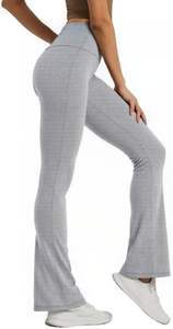 กางเกงโยคะผู้หญิง Zen Motion ทรงเข้ารูป เอวสูง ผูกเชือก น้ำหนักเบา ผ้าสแปนเด็กซ์/คอตตอน ระบายอากาศ แห้งเร็ว - Product Image 2