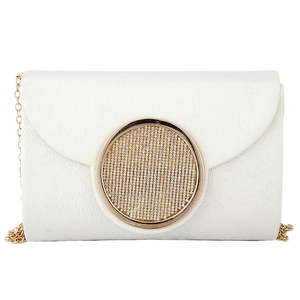 Bolso de mano elegante para mujer 6694 - Blanco roto - Product Image 2