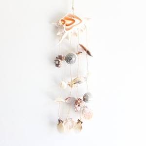 Handmade Natural Seashell Wind <b>Chime</b> <b>Bell</b> Hanging Coastal Sea Shell Pendant <b>Chimes</b> Beach Theme Decoration - Product Image 2