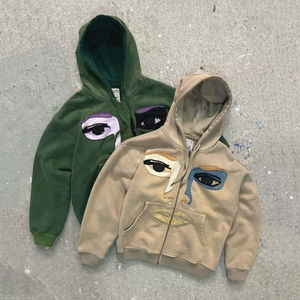 Sweat à capuche zippé brodé en coton éponge 500 g/m² personnalisé de qualité supérieure pour homme - Product Image 1