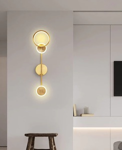 Luxury Lamp Collection American Design Geometric Golden Metal Frame Wall Mount Indoor Decorative Lamp for Living Room & Bedroom - Product Image 3