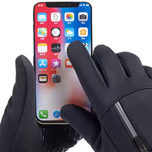 สำหรับชายและหญิงถุงมือกีฬาสำหรับวิ่งและวิ่งออกกำลังกายหน้าจอสัมผัสซิลิโคนโลโก้ตามสั่ง - Product Image 3