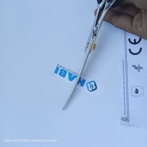 Tijeras de aseo para mascotas de acero inoxidable con hoja afilada, herramienta de belleza Manual para cortar el pelo con tijeras curvas para perros, proveedor de tijeras de peluquero - Product Image 4