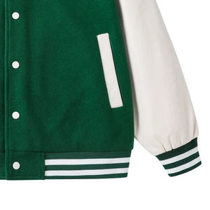 Chaquetas universitarias de algodón 100% de alta calidad para hombres, venta al por mayor, chaqueta de chenilla de lana bordada personalizada para hombres - Product Image 5