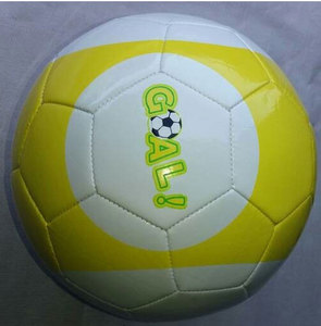 Ballon de football en PVC TPU jaune et blanc, tailles 3, 4, 5, cousu pour l'entraînement et les matchs - Product Image 4