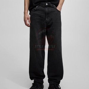 Pantalones de Hombre al por Mayor de Estilo Único para Venta en Línea, Lavados, Personalizados con su Propio Diseño, Transpirables, Pantalones Vaqueros Holgados para Hombre - Product Image 3