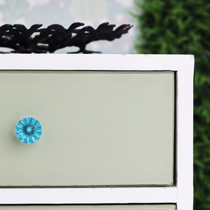 Wholesale Handmade Blue Cabinet <b>Knobs</b> <b>Glass</b> Dresser Drawer Pulls Kitchen Cupboard <b>Door</b> Handles - Product Image 3