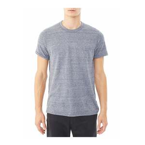 T-shirt girocollo da uomo Alternative Apparel in eco-jersey 100% cotone organico, blu tinta unita, taglia XL - Product Image 1