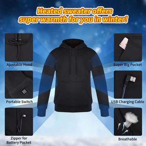 Sweat à capuche surdimensionné pour homme en coton épais 420 g/m² avec impression numérique, logo et impression personnalisés écologiques - Product Image 5