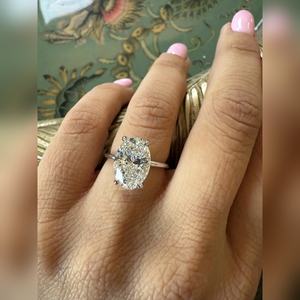 Bague en diamant de laboratoire de taille ovale de 2,50 carats, fabricant en gros, fournisseur, prix d'usine, IGI 2,5 carats - Product Image 5