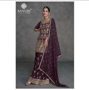 ชุดสูทชาราชนเผ่าสำหรับผู้หญิงชุดเดรสยาวปักลายเรขาคณิตเทียมชุดเดรสสำหรับงานแต่งในโอกาสพิเศษ - Product Image 4