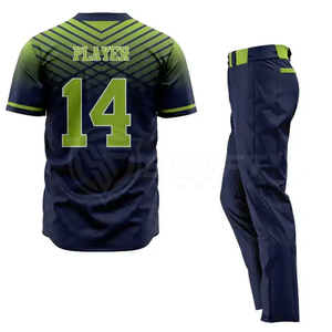 Uniformes de baseball et de softball de haute qualité du fabricant, 100% polyester, durables, respirants, séchage rapide, antibactériens, pour le sport - Product Image 3