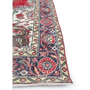 Alfombra de Lana Anudada a Mano de Gran Tamaño, Diseño de Medallón Rojo y Naranja, para Sala de Estar, Pasillo Rectangular, Modelo Pae-2373 - Product Image 4