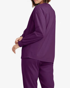 Blouse médicale respirante facile d'entretien, résistante aux plis, en mélange de coton, uniformes d'hôpital, tissu confortable, logo personnalisé - Product Image 2