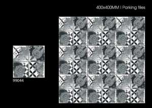 Carreaux de porcelaine durables pour extérieur 16x16 pouces 40x40 cm 400x400 mm Finition mate Antidérapant Allée de stationnement - Product Image 1