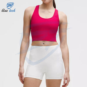 Tenues de sport pour femmes Tenues de tennis Mini jupe plissée avec ensembles de pièces à col rabattu avec décoration de logo - Product Image 2