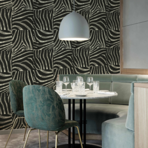 วอลเปเปอร์พีวีซีลายสัตว์สไตล์เมือง ทนไฟ ทนควัน สำหรับตกแต่งบ้านและเชิงพาณิชย์  รับออกแบบลายกราฟิกตามสั่ง - Product Image 1