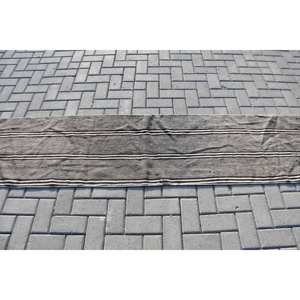 Tapis en laine noir et blanc moderne de grande surface de 1.9x8.1 pieds Patchwork de conception turque vintage classique pour les adolescents Latex de couloir rectangulaire - Product Image 3