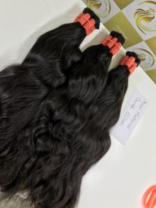 Extensiones de cabello a granel ondulado de cuerpo vietnamita virgen 100% cabello humano de alta calidad - Product Image 4