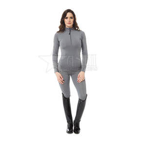 High Quality Lightweight Ladies <b>Horse</b> <b>Riding</b> Base Layer Pants <b>Top</b> Trendy Fashionable Wholesale Set with Breathable <b>Top</b> - Product Image 1