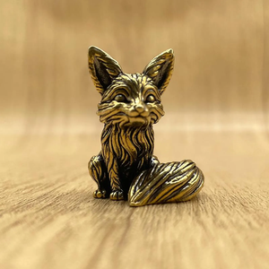 รูปปั้นเม่นทองเหลืองน่ารักการตกแต่งโต๊ะสัตว์ขนาดเล็กการตกแต่งที่มีรายละเอียดของสะสมมีจำหน่ายในราคาขายส่ง - Product Image 4