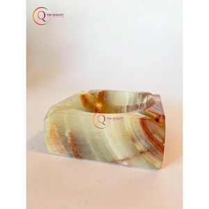 Cendrier en marbre sculpté à la main Cendrier multicolore résistant à la rouille Accessoires pour fumeurs élégants pour Resort & Hotel - Product Image 2