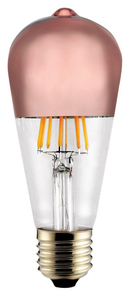 Lampada riflettente a forma di pera, cristallo, LED, rame, E27, 8W, 2700K (Crystal Record 51-364-06-107) - Product Image 1