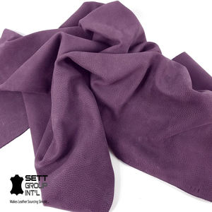 ¡OEM! Cuero de Vaca Morado de Primera Calidad 100% Genuino para Manualidades, Cuero Curtido Grueso de 1.1-1.3MM, Origen Bangladés - Product Image 1