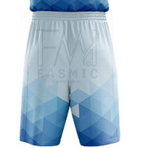 Uniforme de Entrenamiento de Baloncesto para Hombre, Logotipo Personalizado Impreso, Pantalones Cortos Transpirables de Alta Calidad 100% Poliéster con Talla Personalizada, Ropa Deportiva - Product Image 5