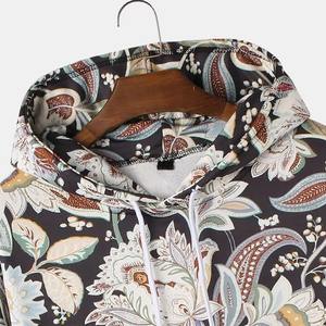 Sweat à capuche athlétique en polaire d'hiver, design sublimé, résistant à la décoloration, tissu à séchage rapide, coupe régulière, polyester, vêtements de sport chauds, OEM / - Product Image 2