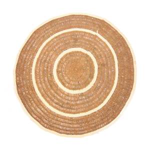 <b>Carpet</b> Agel Biasa Motif Macrame <b>Round</b> - Product Image 2