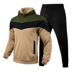 Men's High Quality Custom Logo Fitness Jogger Winter Tracksuit Private Logo Breathable Comfortable Winter Sports Tracksuits - Product Image 2